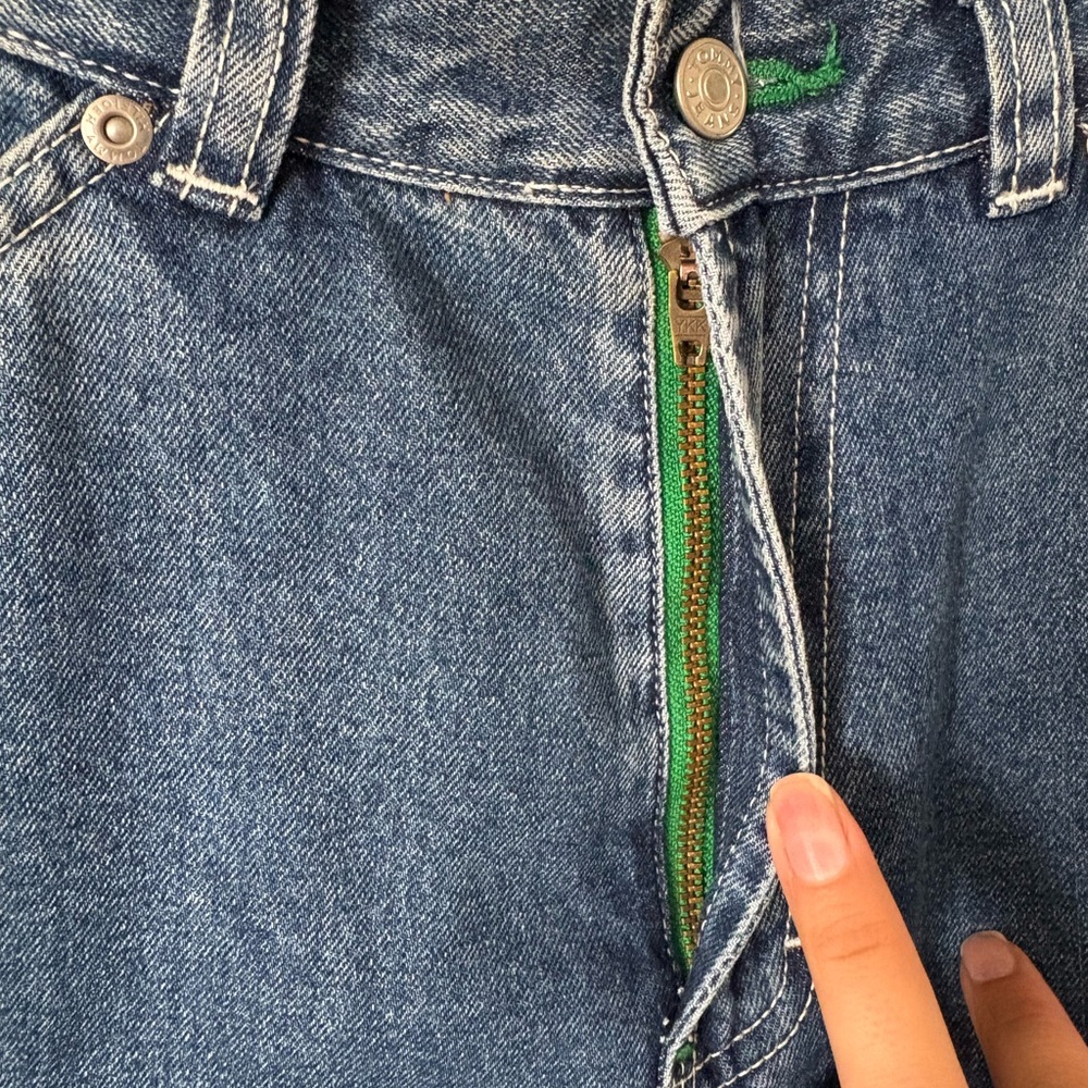 Y2K Tommy Hilfiger 90s Vtg Women’s “Carpenter Fit” HighRise Jeans Waist Sz 28in - Picture 3 of 8